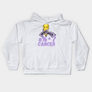 #%*? Cancer too, Cancer Awareness Kids Hoodie